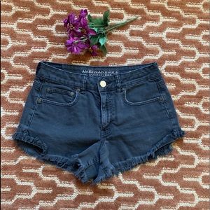 Hi-rise festival black shorts